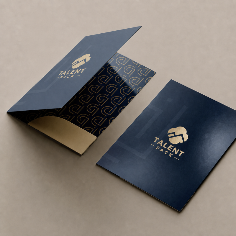 TALENT PACK custom presentation folder